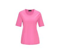 Langarm-Poloshirt GOLDNER "Basic Baumwollshirt mit kurzem Arm", Damen, Gr. 44, rosa (pink), Obermaterial: 100% Baumwolle CO., normal, Sonstiges, Shirts, Ohne (85590834-44) pink