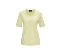 Langarm-Poloshirt GOLDNER "Kurzgröße Basic Baumwollshirt mit kurzem Arm", Damen, Gr. 23, gelb, Obermaterial: 100% Baumwolle CO., normal, Sonstiges, Shirts, Ohne (89264319-23) gelb