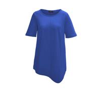 Langarm-Poloshirt GOLDNER "Zipfelshirt", Damen, Gr. 40, blau (royalblau), Obermaterial: 94% Polyester PES. 6% Elasthan EL., normal, Sonstiges, Shirts, Ohne (49811727-40) royalblau