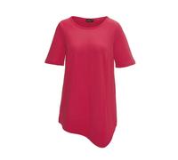 Langarm-Poloshirt GOLDNER "Zipfelshirt", Damen, Gr. 54, rot, Obermaterial: 94% Polyester PES. 6% Elasthan EL., normal, Sonstiges, Shirts, Ohne (73314210-54) rot