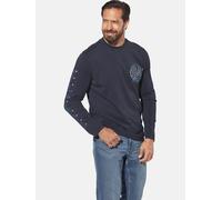 Langarm-Poloshirt JAN VANDERSTORM "3er Pack Langarmshirt NORGARD", Herren, Gr. XXL, blau (dunkelblau), Obermaterial: 100% Baumwolle CO., Shirts (21443404-XXL) dunkelblau