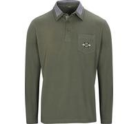 Poloshirt CLASSIC "Langarm-Poloshirt", Herren, Gr. 52/54, grün (khaki), 100% Baumwolle, unifarben, Shirts (81946804-52) khaki