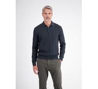 Langarm-Poloshirt LERROS "Elegantes Langarmpolo mit raffinierten Vertikalstreifen", Herren, Gr. M, classic navy, 100% Baumwolle, ohne Ausschnitt, Shirts (65008736-M) classic navy