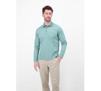 LERROS Langarm Polo mit Brusttasche aus Baumwollmix - Arctic Blue XXXL