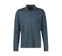 LERROS Legeres Langarm-Polo aus Mischgewebe mit Brusttasche - Classic Navy L