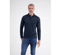 LERROS Legeres Langarm-Polo aus Mischgewebe mit Brusttasche - Classic Navy XXL