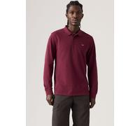Langarm-Poloshirt LEVI'S "LS HM POLO", Herren, Gr. M, tawny port pique, Piqué, Obermaterial: 100% Baumwolle, normal normal, ohne Ausschnitt, angesetztes Bündchen, Shirts, Polokragenverschluss in 3-Kno