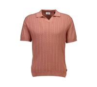 Langarm-Poloshirt LINDBERGH "Poloshirt (Langarm) Relaxed Fit", Herren, Gr. M, rosa (rose), Obermaterial: 100% Baumwolle, lässig geschnitten, V-Ausschnitt, Shirts (88722608-M) rose
