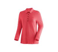 Maier Sports Long Piquee Polo W Damen Poloshirt, pflegeleichtes Langarmshirt, Sportlicher Schnitt