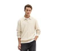 Langarm-Poloshirt MARC O'POLO "aus reiner Bio-Baumwolle", Herren, Gr. L, beige (grau silk), Obermaterial: 100% Baumwolle, unifarben, regular fit, Rippbündchen, Shirts (45128704-L) grau silk