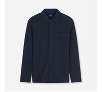 Poloshirt OLYMP "OLYMP Casual Wirk, Polo langarm", Herren, Gr. 3XL, marine, 89% Baumwolle, 11% Polyester, Shirts (39663100-XXXL) marine