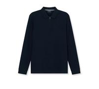 OLYMP Casual Regular Fit Longsleeve Poloshirt marine, Einfarbig