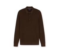 OLYMP "OLYMP Casual Strick, Polo langarm" (10454546-XL) braun