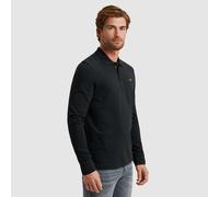 Langarm-Poloshirt PME LEGEND, Herren, Gr. XL, salute, Web, Obermaterial: 95% Baumwolle, 5% Elasthan, unifarben, regular fit normal, ohne Ausschnitt, Rippbündchen, Shirts, mit Logo Stickerei (66829628-