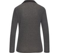 Langarm-Poloshirt schwarz-creme 32/34