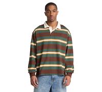 Langarm-Poloshirt TIMBERLAND "LS Rugby Polo", Herren, Gr. 3XL, braun (chicory cof yd), Obermaterial: 100% Baumwolle, Shirts, mit langem Arm, aus Baumwolle, auch in großen Größen (96241046-XXXL) chicor