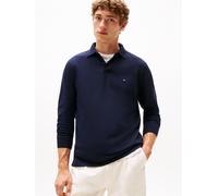 Langarm-Poloshirt TOMMY HILFIGER "1985 REGULAR LS POLO", Herren, Gr. S, blau (desert sky), Piqué, Obermaterial: 96% Baumwolle, 4% Elasthan, normal, Rippbündchen, Shirts Langarm-Poloshirt (32132233-S)