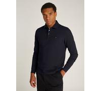 Langarm-Poloshirt TOMMY HILFIGER "1985 SLIM LS POLO", Herren, Gr. S, blau (desert sky), Obermaterial: 96% Baumwolle, 4% Elasthan, Shirts (35184216-S) desert sky