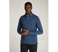 Tommy Hilfiger Herren Poloshirt Langarm Slim Basic, Blau (Aegean Sea), XXL