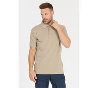 Langarm-Poloshirt WHISTLER "Jamero", Herren, Gr. 3XL, beige (hellbraun), 96% Baumwolle, 4% Elasthan, unifarben, normal, ohne Ausschnitt, Shirts, Komfort (82561958-XXXL) hellbraun