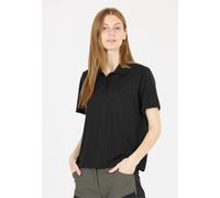 Langarm-Poloshirt WHISTLER "Vale", Damen, Gr. 38, schwarz (schwarz, schwarz), 97% Polyester, 3% Elasthan, unifarben, normal, ohne Ausschnitt, Shirts, Aus leichtem Material (29779846-38) schwarz, schwa