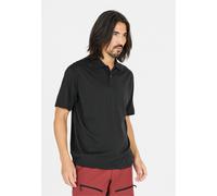 Langarm-Poloshirt WHISTLER "Vale", Herren, Gr. 4XL, grau (schwarz, anthrazit), 97% Polyester, 3% Elasthan, unifarben, normal, ohne Ausschnitt, Shirts, Aus leichtgewichtigem Material (76037616-4XL) sch