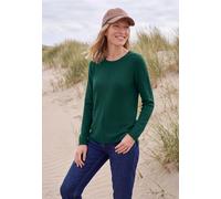 Langarm Pullover mit Rundhals und Struktur