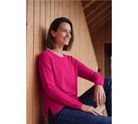 Langarm Pullover mit Rundhals und Struktur