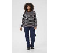 Langarm-Shirt Loose fit Dawn Purple/Turtledove Stripe purple 50