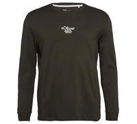 Langarm-Shirt mit Logo-Stickerei