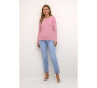 Langarm-Shirt Regular fit Chalk / Virtual Pink Stripe pink white XS