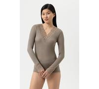 Langarm-Shirt Serie Wool Love Deep Taupe braun 34/36