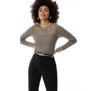 Langarm-Shirt Serie Wool Love Deep Taupe grau 46/48