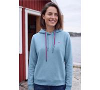 Hoodie CECIL, Damen, Gr. XL (44), blau (easy blau), Sweatware, Oberstoff: 54% Polyester, 46% Baumwolle, unifarben, comfort fit, ohne Ausschnitt, Bündchen, Sweatshirts Hoodie, im soften Baumwoll-Mix (5