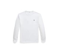 Polo Ralph Lauren Classic Fit Longsleeve mit Label-Stitching in Weiss, Größe M