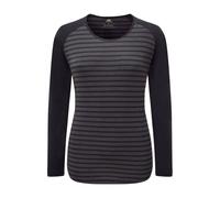 Mountain Equipment - Women's Redline L/S Tee - Longsleeve, Gr. XS 34, grau/schwarz (CosmosStripe/Cosmos)