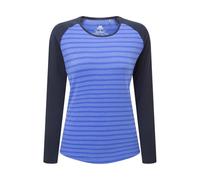 Langarm-T-Shirt MOUNTAIN EQUIPMENT Redline LS Tee (Vivid Stripe/Cosmos) Damen 14