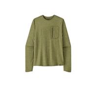 Langarm-T-Shirt Patagonia M's L/S Cap Cool Sun Shirt (Caper Green - Buckhorn Green X-Dye) Herren L
