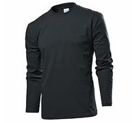 Langarm T-shirt Shirt von Stedman S M L XL XXL XXL verschiedene Farben XXL,Blackopal