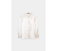 LUISA CERANO Seidenbluse creme | 44