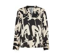 Langarmbluse B.YOUNG "Langarm-Bluse BYJINNY", Damen, Gr. 34, schwarz (schwarz mix), Obermaterial: 100% Polyester PES., Blusen (72552565-34) schwarz mix