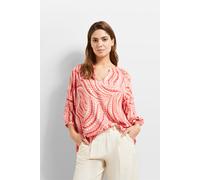 Langarmbluse BUGATTI, Damen, Gr. 42, rosa (rose), 100% Viskose, normal, Rundhals, Blusen Langarmbluse, mit Paisley-Print (67468867-42)