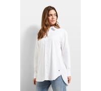 Langarmbluse BUGATTI "Flexcity-Stretch", Damen, Gr. 38, weiß, 70% Baumwolle, 27% Polyamid, 3% Elasthan, unifarben, normal, ohne Ausschnitt, 2-Knopf-Manschette, Blusen, Basic Essential (57819038-38) we