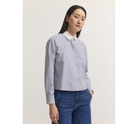 Langarmbluse BUGATTI "Modern Fit", Damen, Gr. 42, 320, hellblau, 100% Baumwolle, unifarben, normal, ohne Ausschnitt, Blusen, Modern Fit Baumwolle Weißer Kragen (16806264-42) 320, hellblau