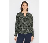 Langarmbluse CECIL, Damen, Gr. L (42), grün (khaki), Stoff, 100% Viskose, gemustert, normal normal, Rundhals, abgesteppt, Blusen, aus softer Viskose (73960741-L) khaki