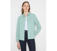 Langarmbluse CECIL, Damen, Gr. L (42), grün (mint sea grün), Web, 100% Baumwolle, unifarben, klassisch normal, V-Ausschnitt, Bündchen, Blusen, aus reiner Baumwolle (99925423-L) mint sea grün