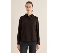 Cecil Damen Colored Lyocell Hemdbluse in Braun, Gr: L