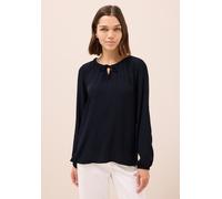 Cecil Damen Crepe Bluse in Blau, Gr: M