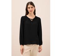 Cecil Damen Crepe Bluse in Schwarz, Gr: S