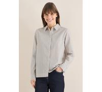 Langarmbluse CECIL, Damen, Gr. S (38), urban taupe, Web, 100% Baumwolle, unifarben, klassisch normal, V-Ausschnitt, Manschette, Blusen, aus reiner Baumwolle (54284754-S) urban taupe